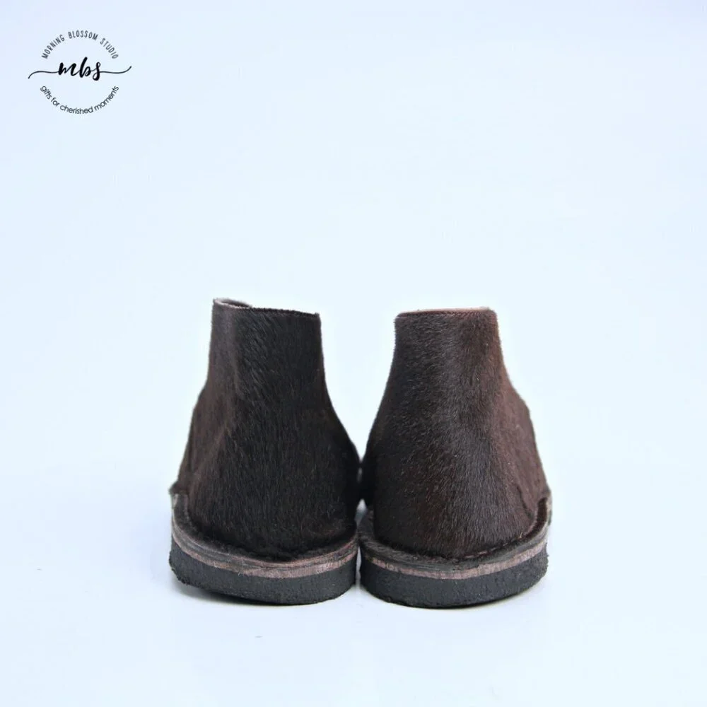 J. Crew Macalister Pony Hair Desert‎ Boots Made In Italy Brown Men 11.5*